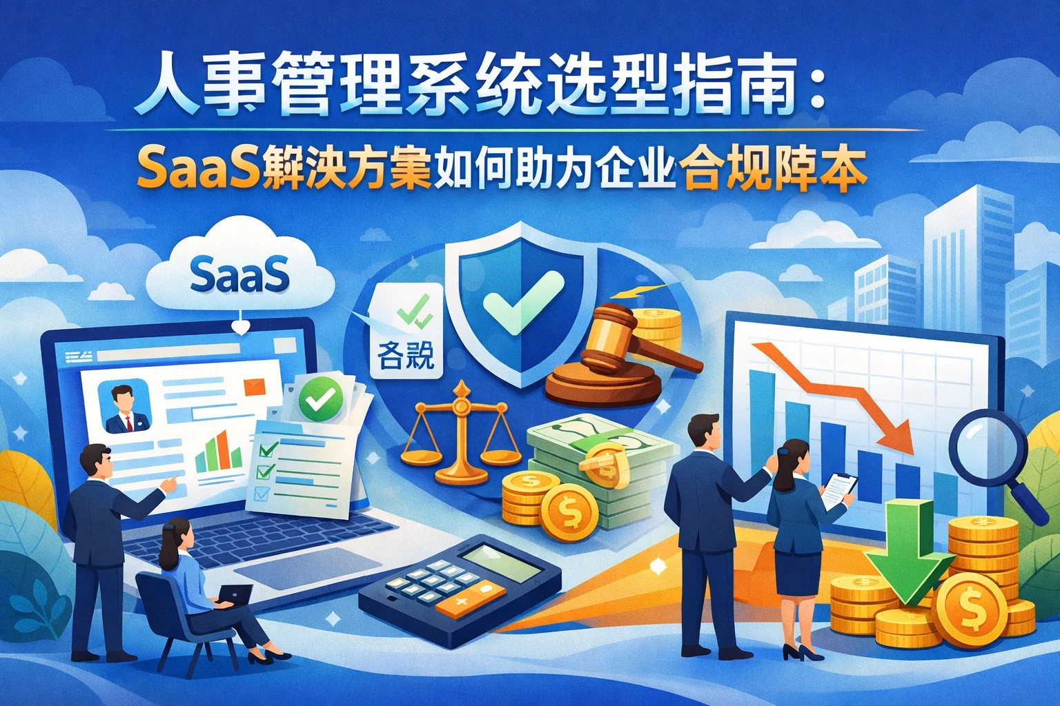 人事管理系统选型指南：SaaS解决方案如何助力企业合规降本