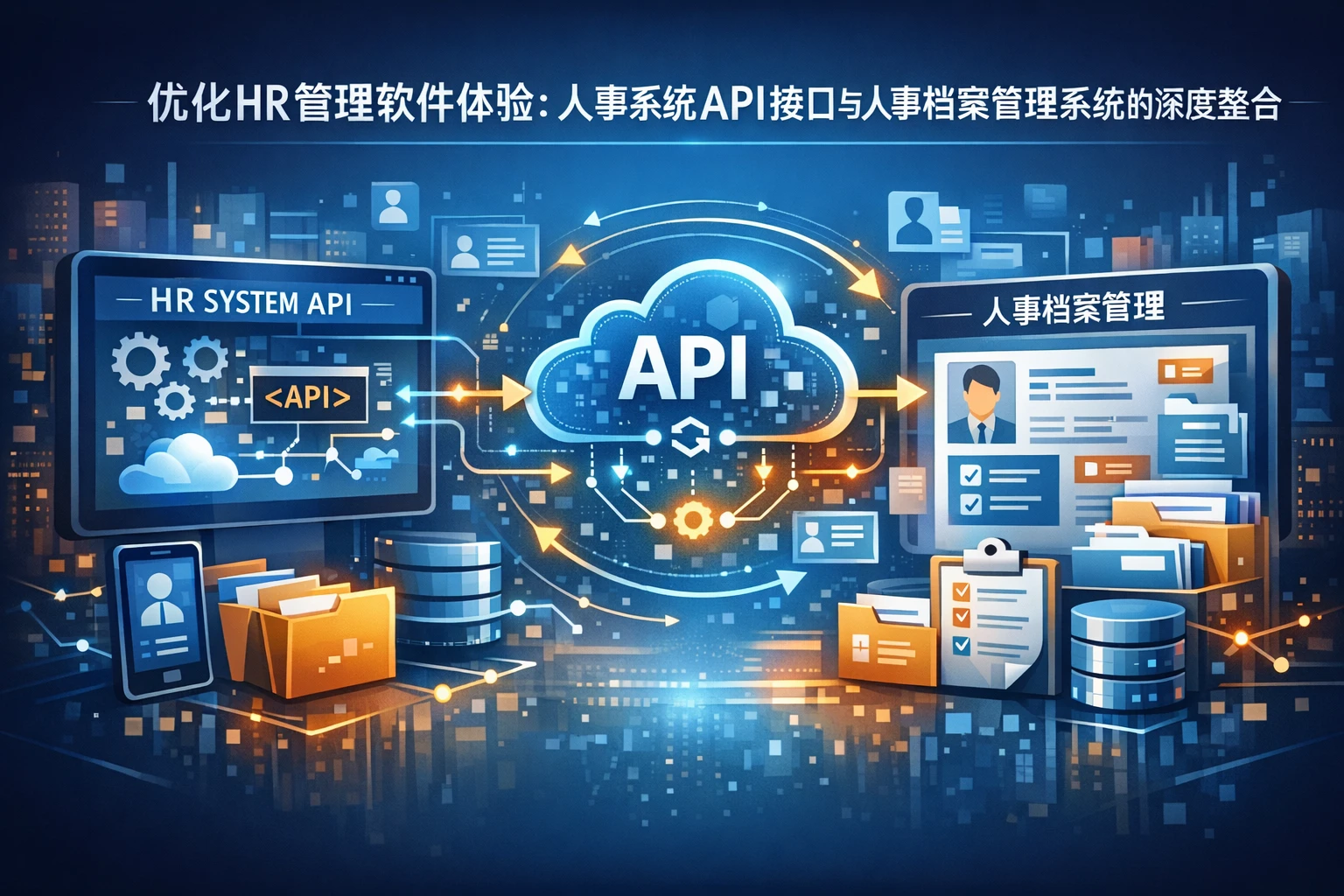 优化HR管理软件体验:人事系统API接口与人事档案管理系统的深度整合