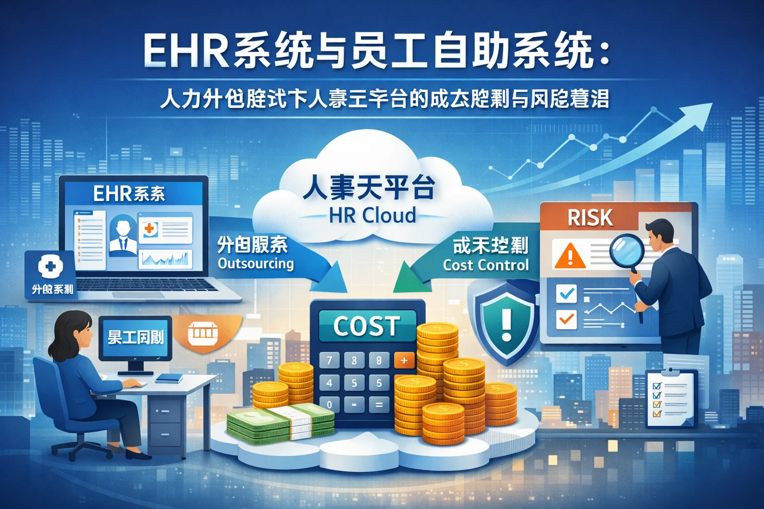 EHR系统与员工自助系统：人力外包模式下人事云平台的成本控制与风险管理