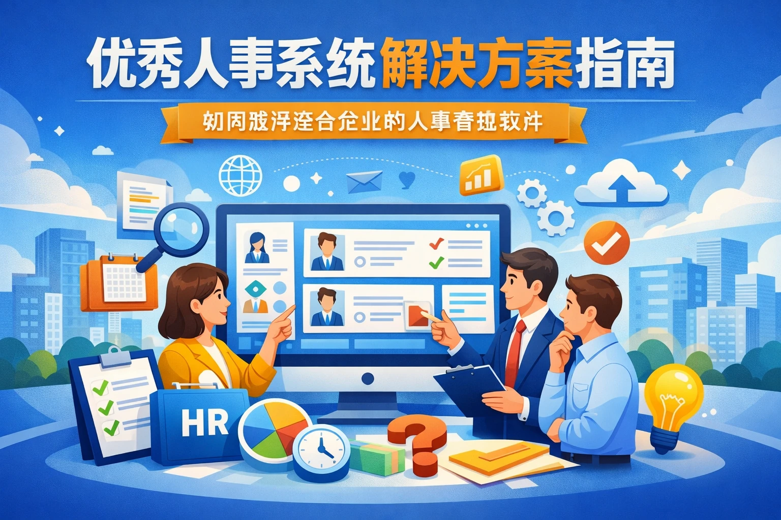 优秀人事系统解决方案指南：如何选择适合企业的人事管理软件