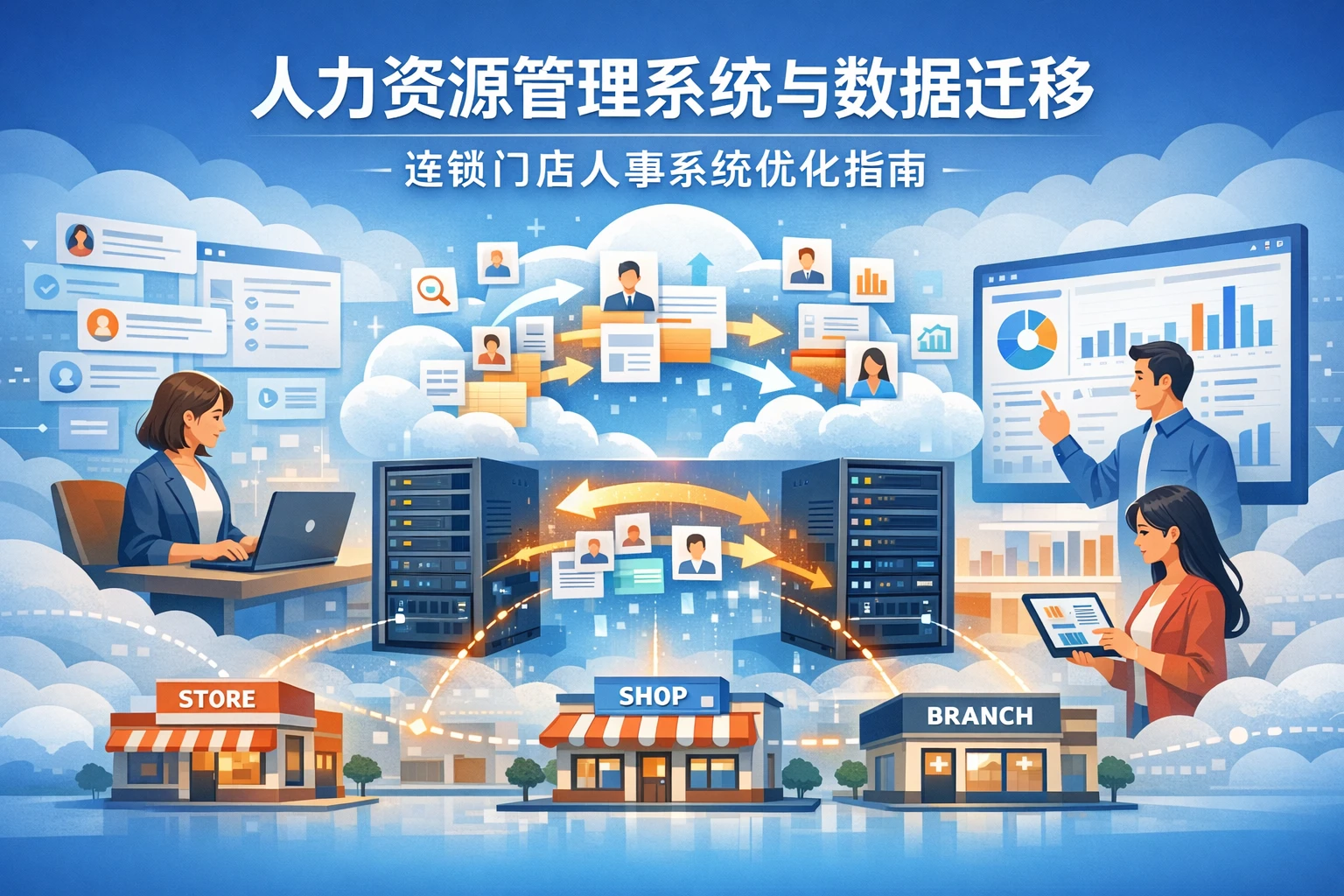 人力资源管理系统与数据迁移:连锁门店人事系统优化指南