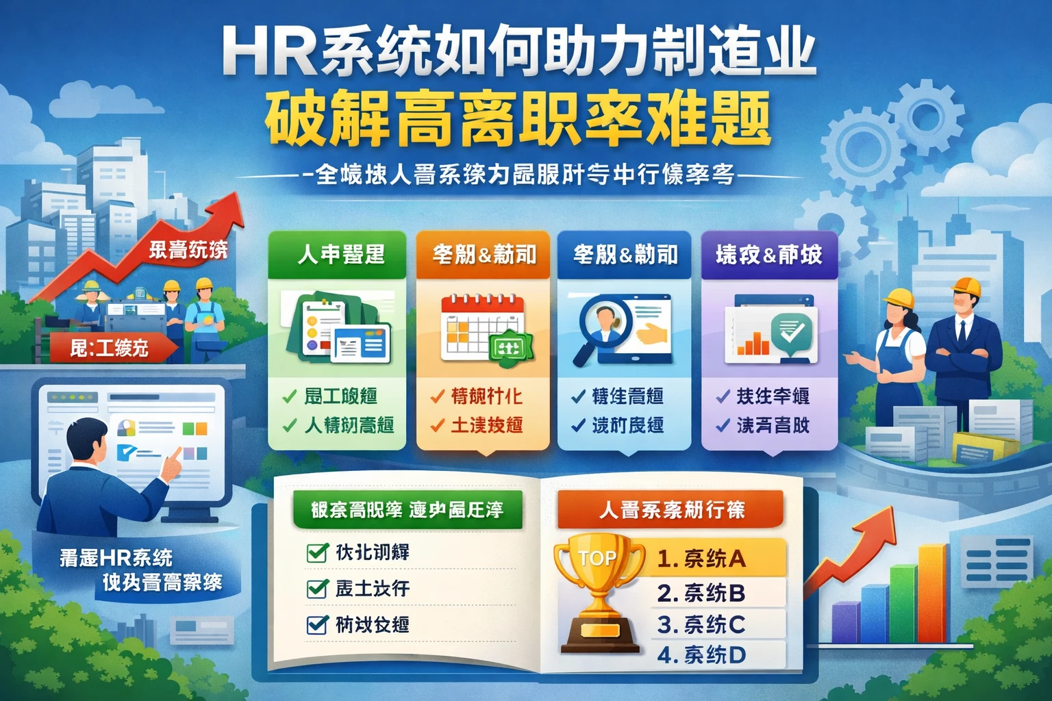 HR系统如何助力制造业破解高离职率难题——全模块人事系统功能解析与排行榜参考