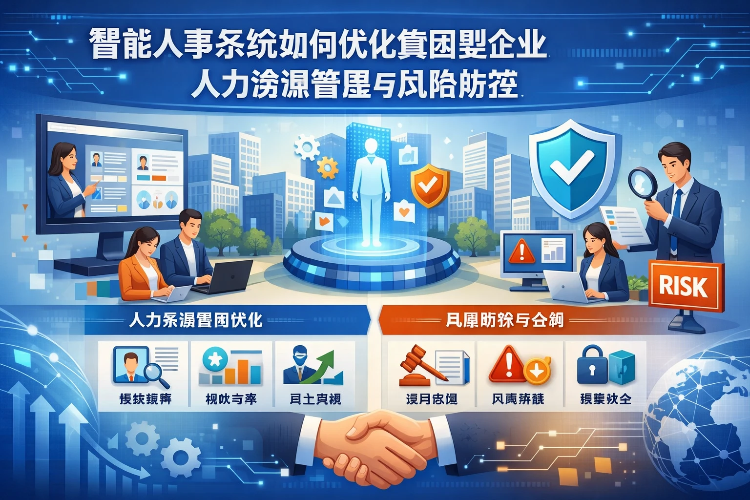 智能人事系统如何优化集团型企业人力资源管理与风险防控