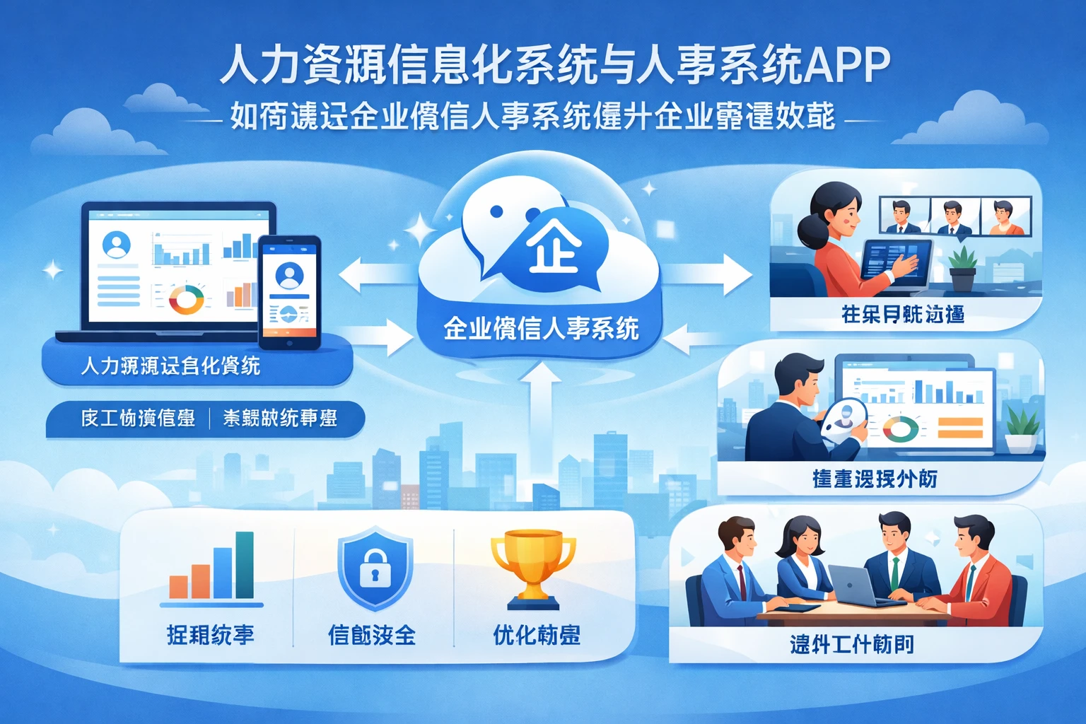 人力资源信息化系统与人事系统APP如何通过企业微信人事系统提升企业管理效能