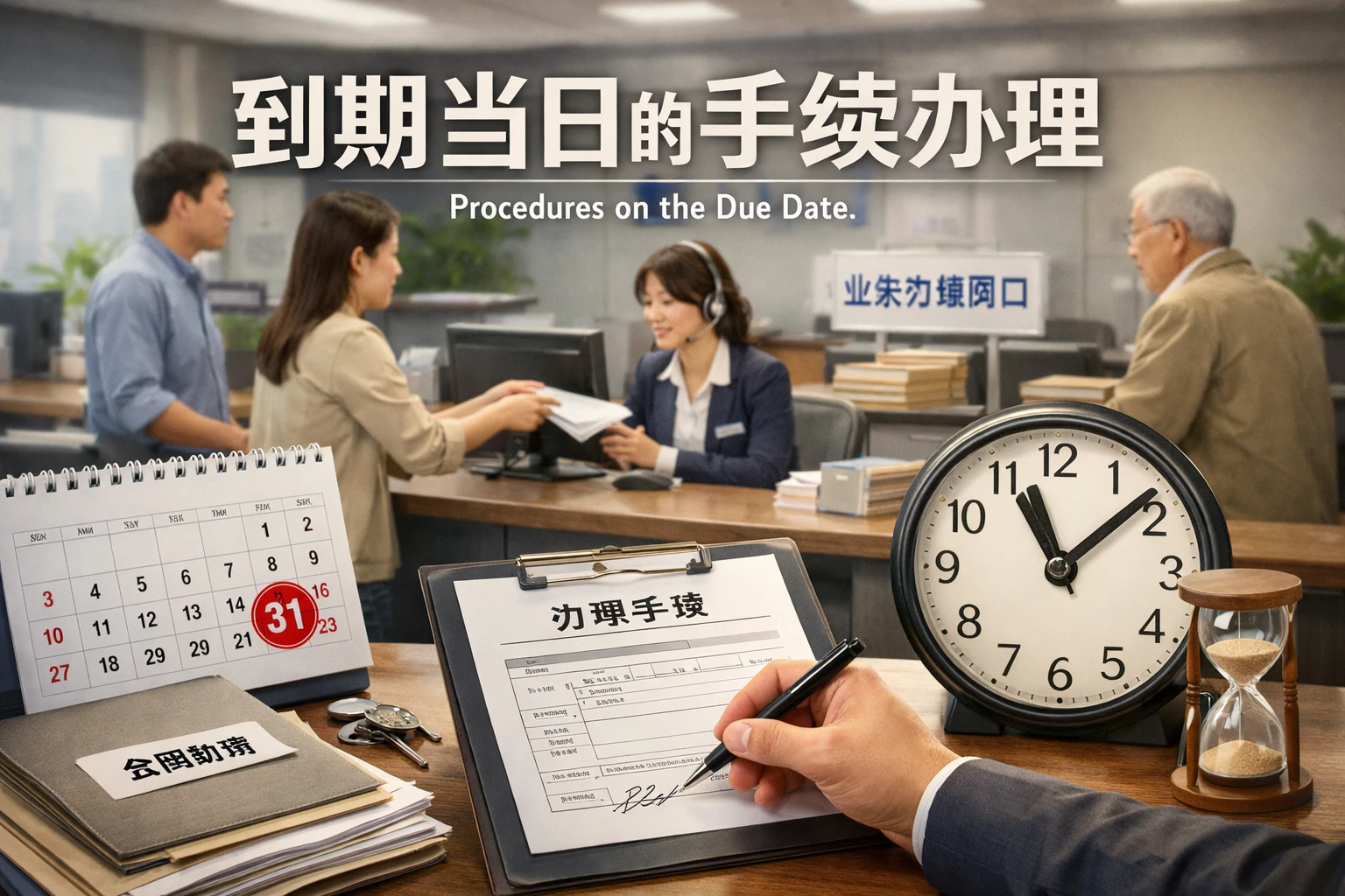 到期当日的手续办理