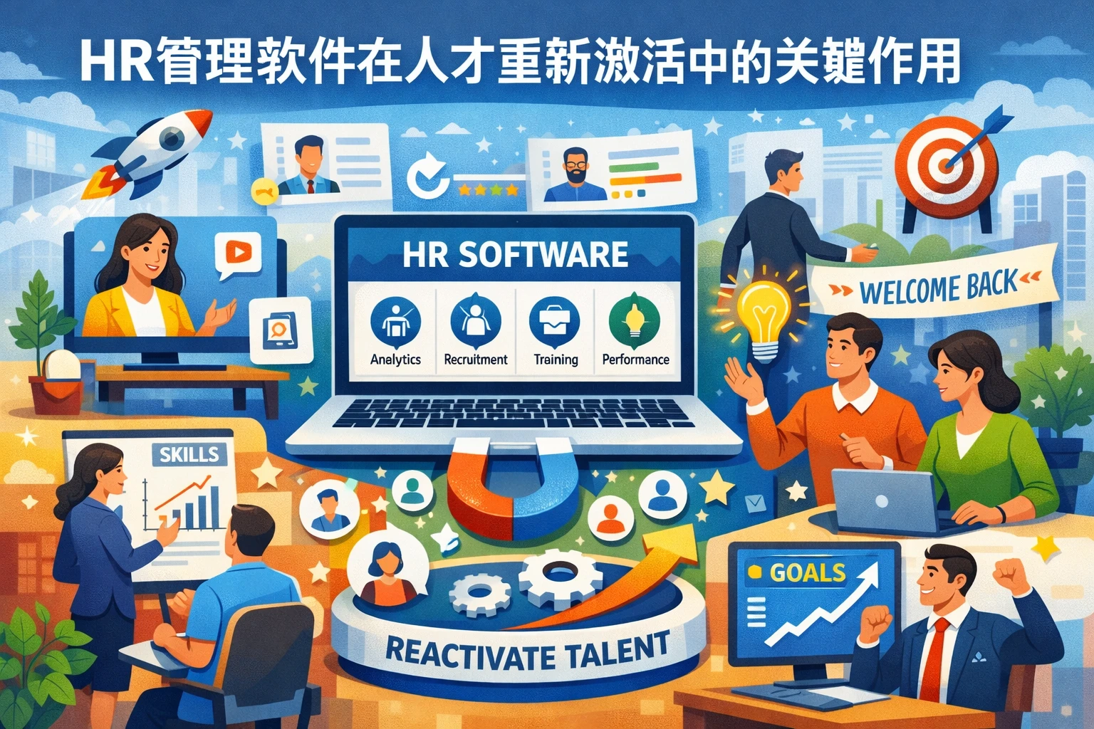 HR管理软件在人才重新激活中的关键作用