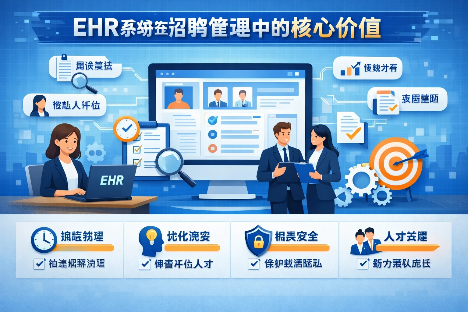 EHR系统在招聘管理中的核心价值