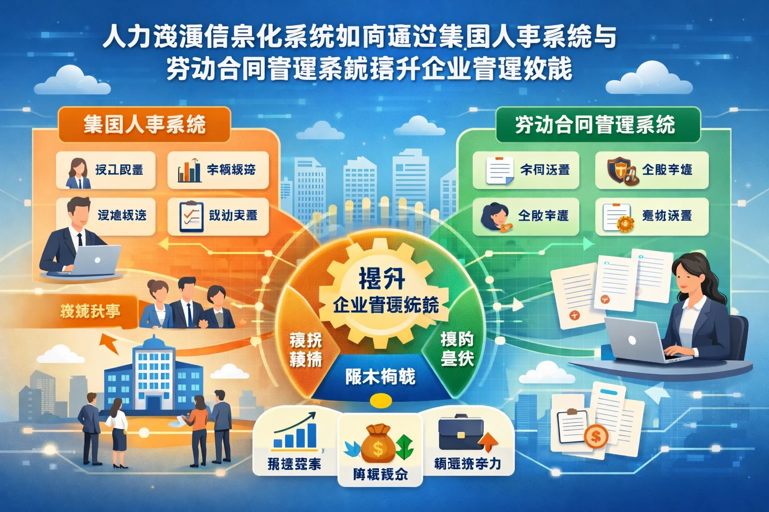 人力资源信息化系统如何通过集团人事系统与劳动合同管理系统提升企业管理效能