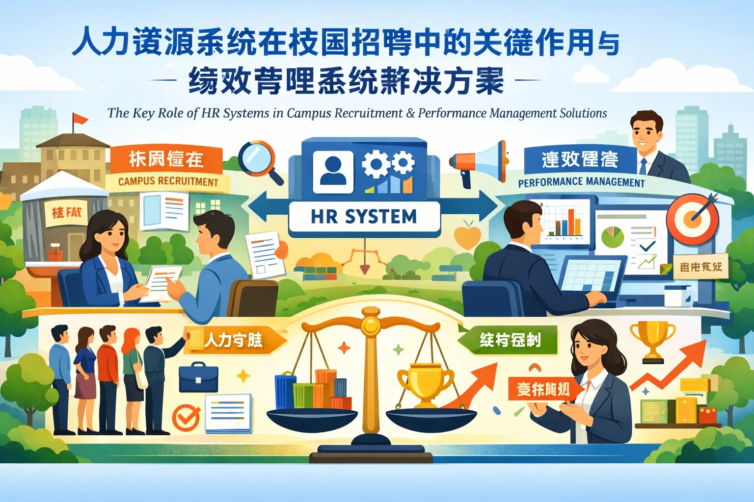 人力资源系统在校园招聘中的关键作用与绩效管理系统解决方案