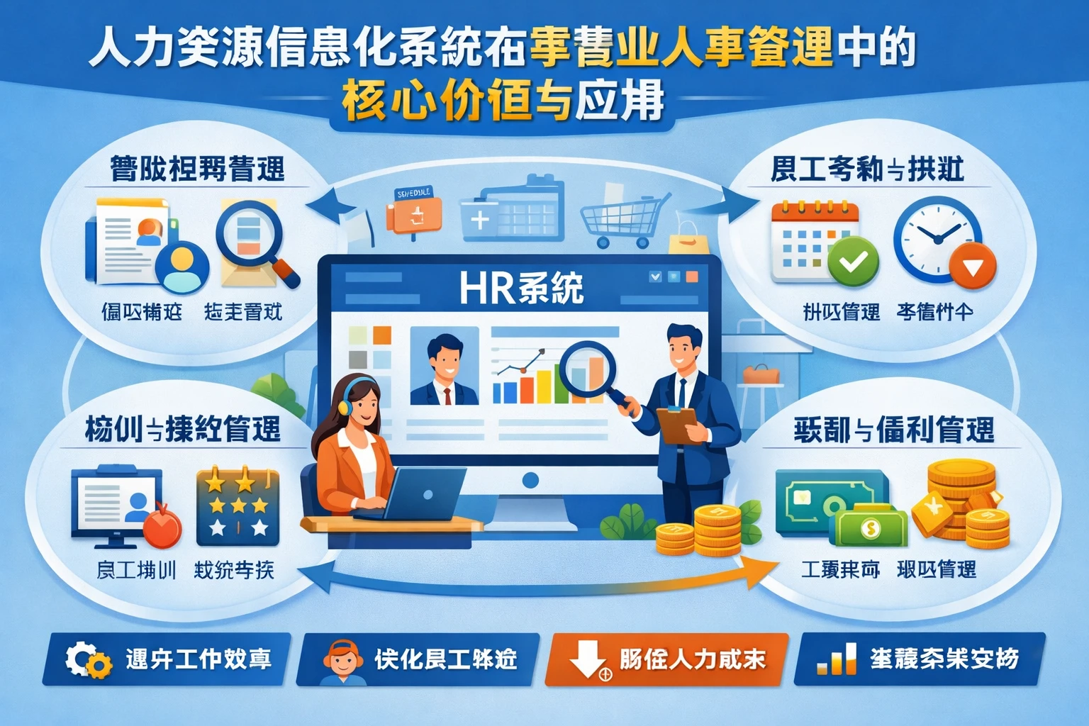 人力资源信息化系统在零售业人事管理中的核心价值与应用