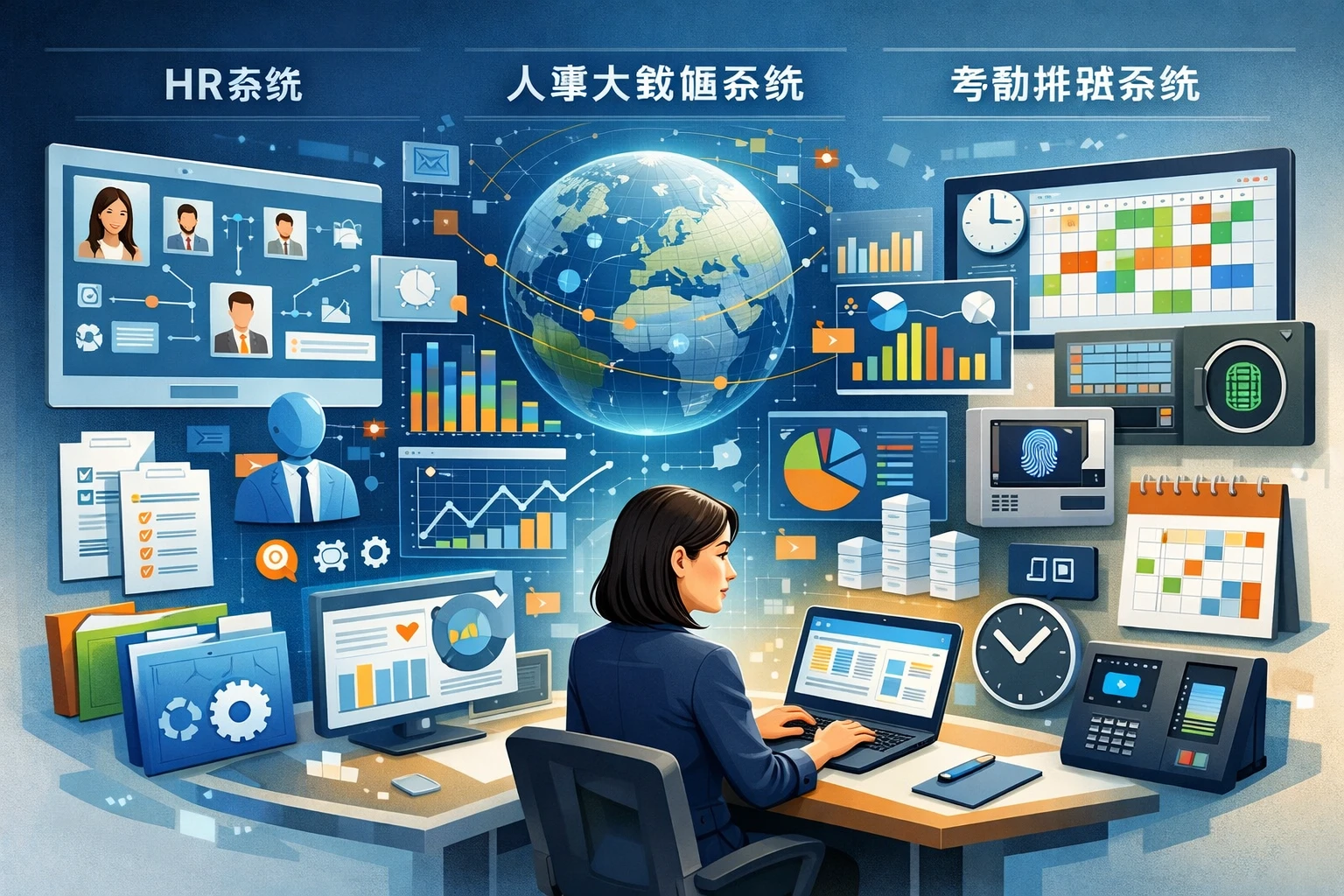 优化企业人力资源管理：HR系统、人事大数据系统与考勤排班系统的综合应用