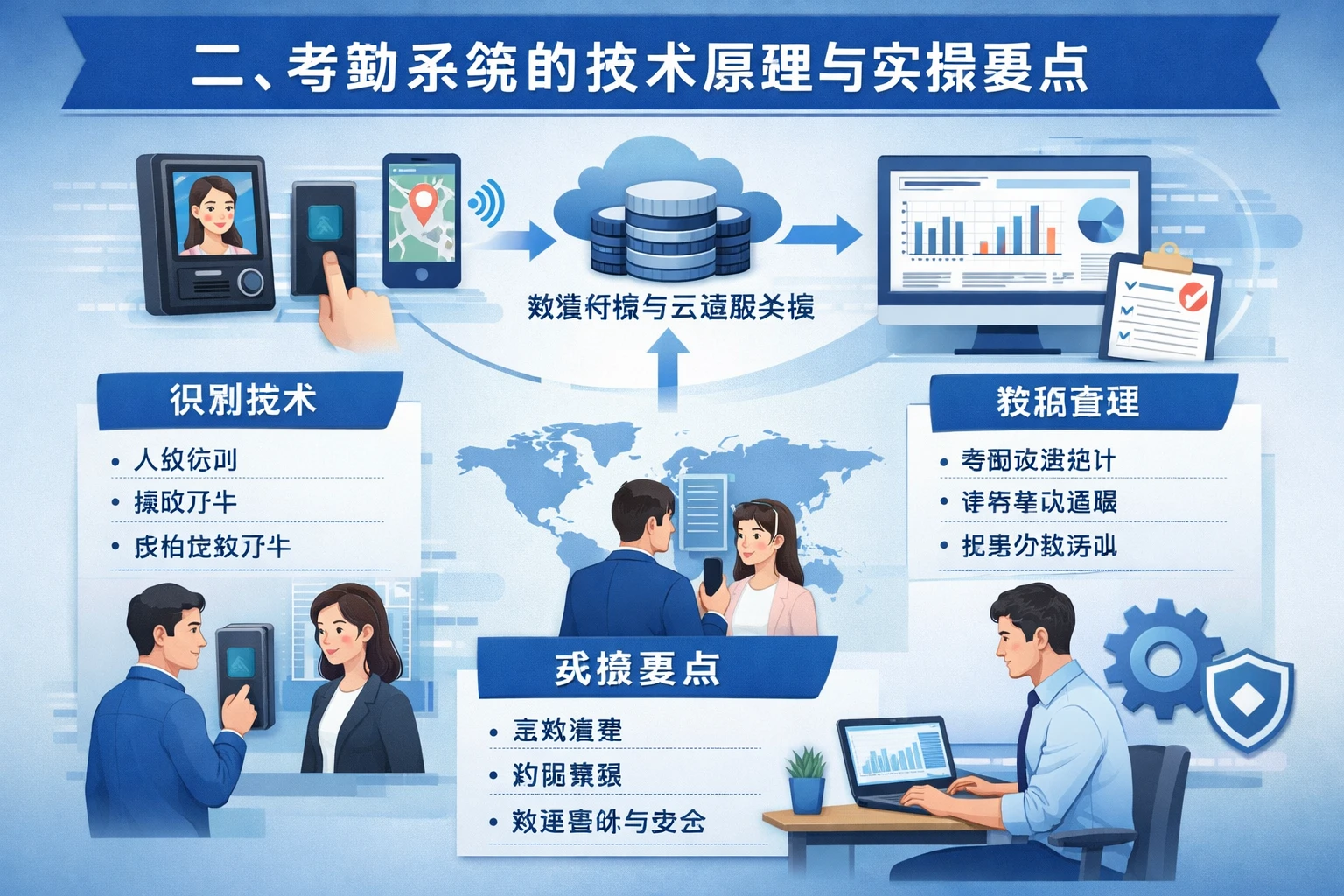 二、考勤系统的技术原理与实操要点