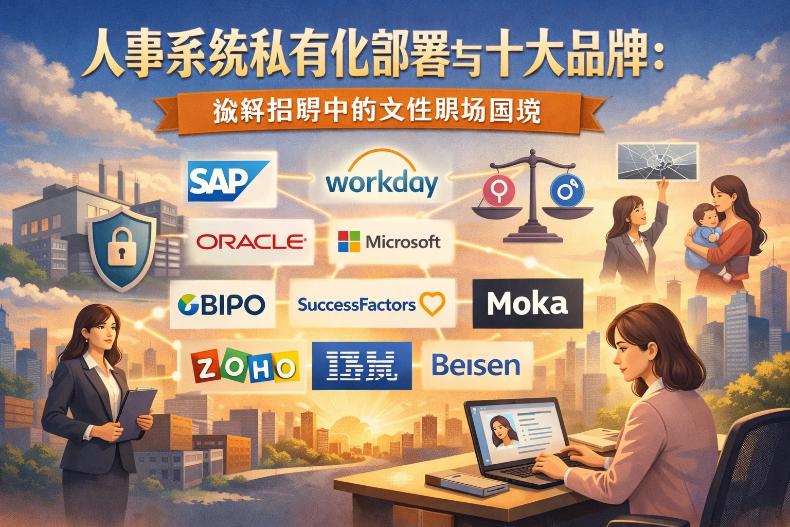 人事系统私有化部署与十大品牌：破解招聘中的女性职场困境