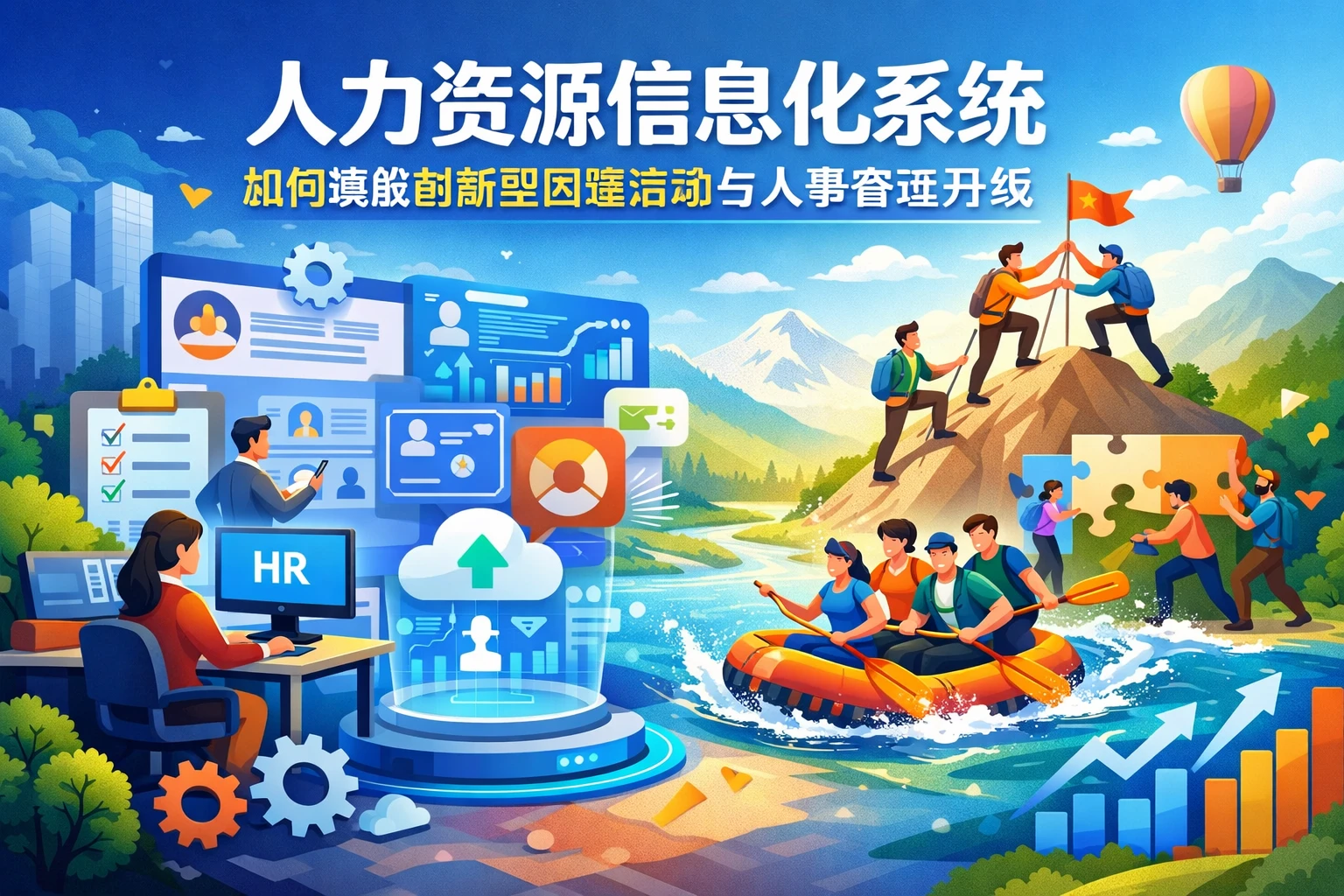 人力资源信息化系统如何赋能创新型团建活动与人事管理升级