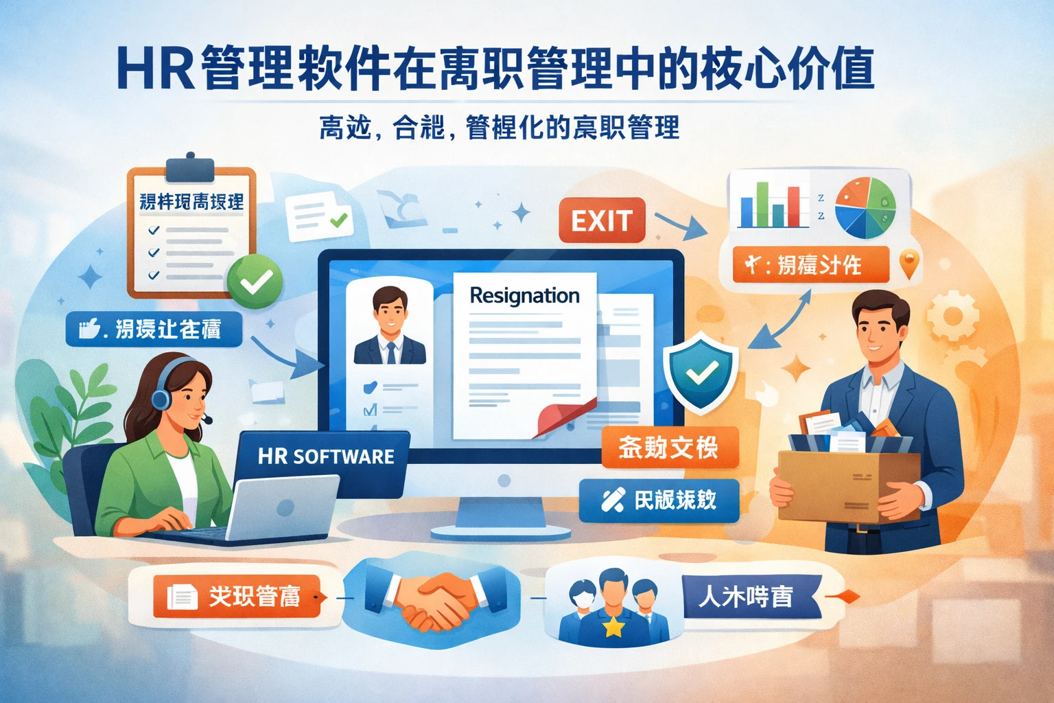 HR管理软件在离职管理中的核心价值