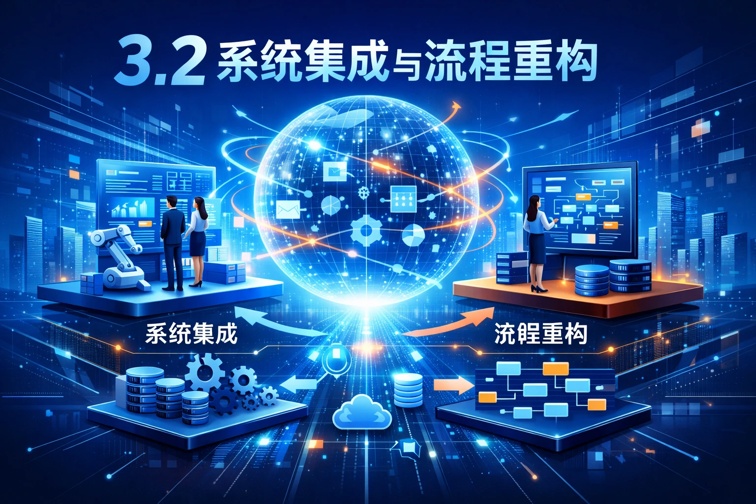 3.2 系统集成与流程重构