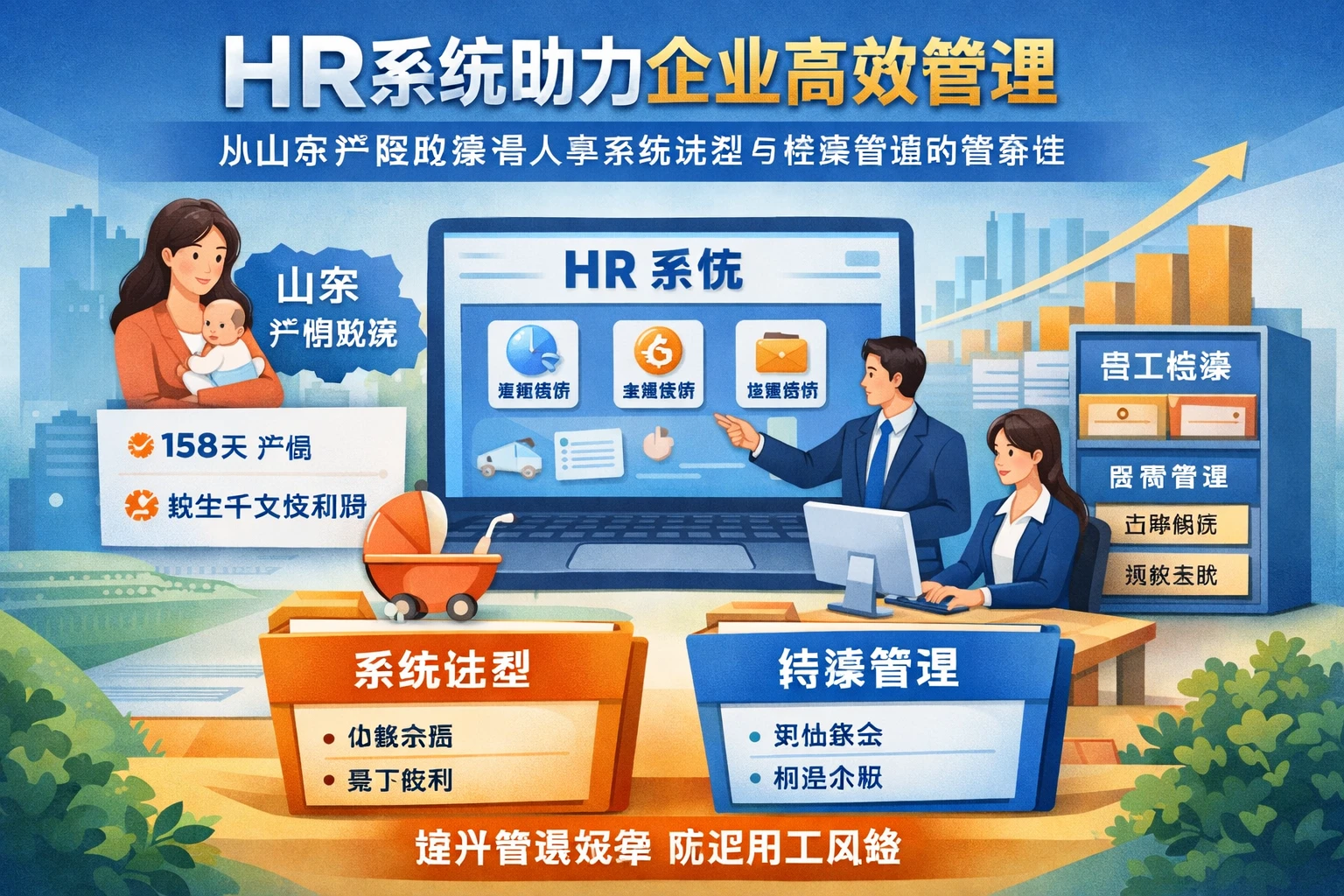 HR系统助力企业高效管理：从山东产假政策看人事系统选型与档案管理的重要性