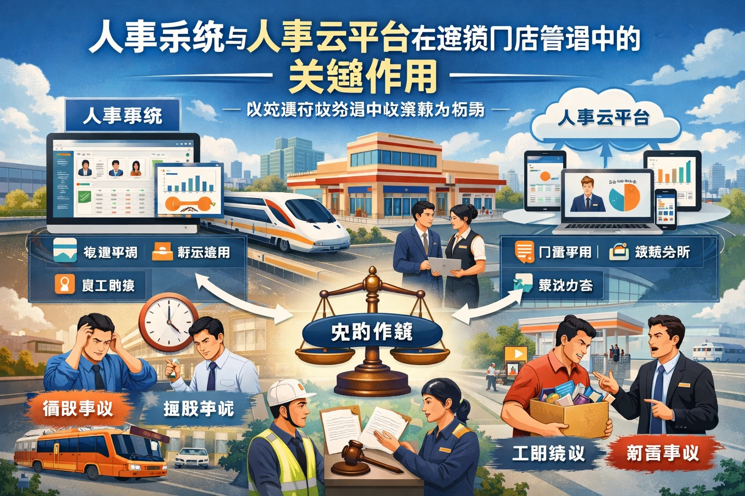 人事系统与人事云平台在连锁门店管理中的关键作用——以交通行业劳动争议案例为视角
