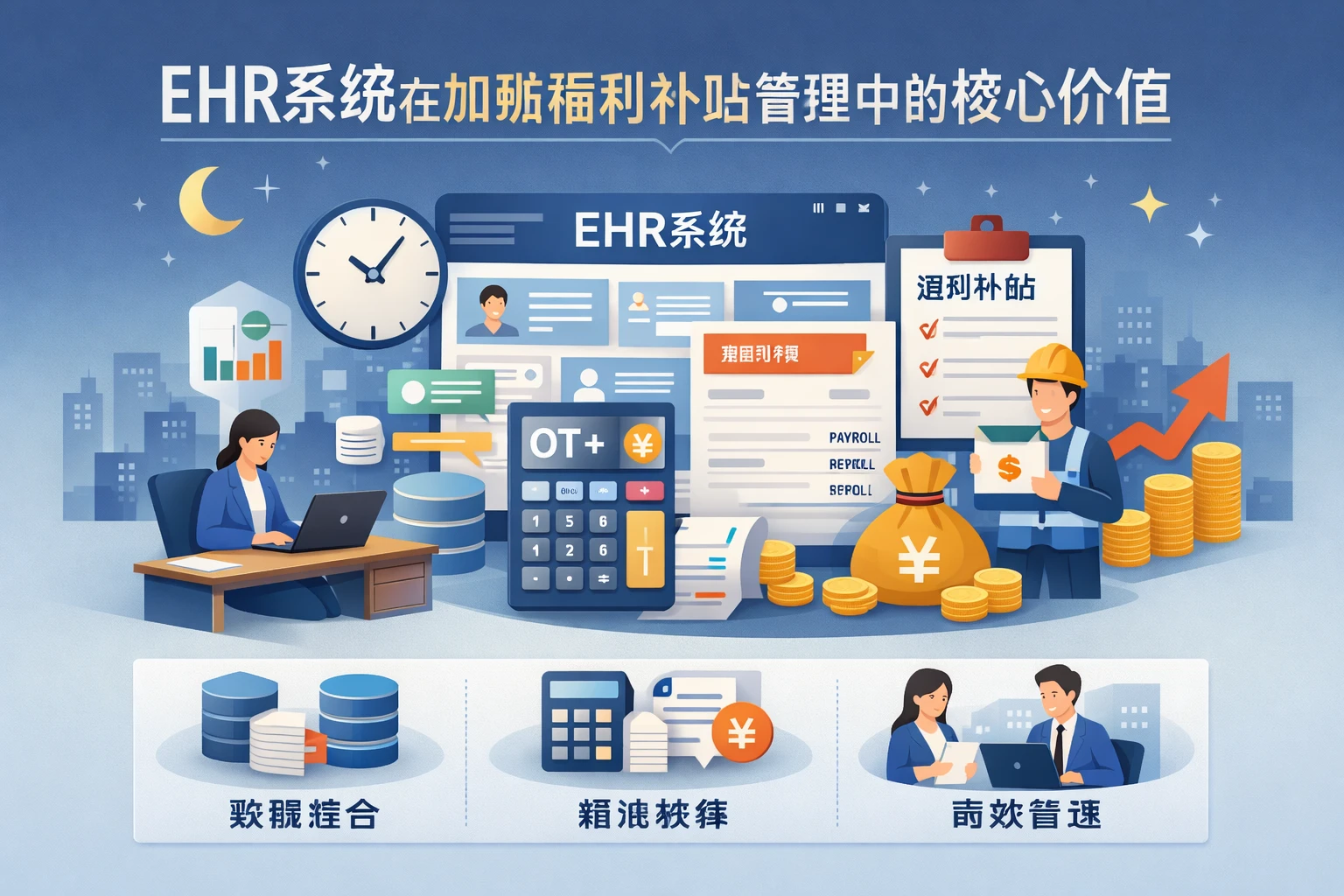EHR系统在加班福利补贴管理中的核心价值