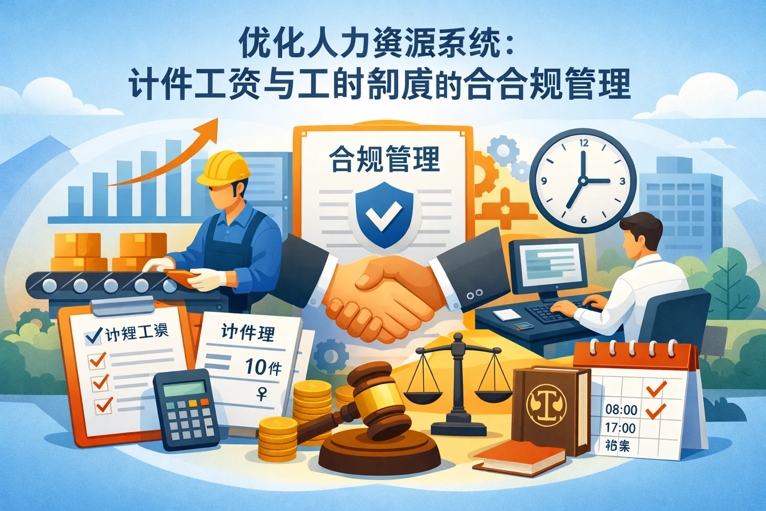 优化人力资源系统：计件工资与工时制度的合规管理