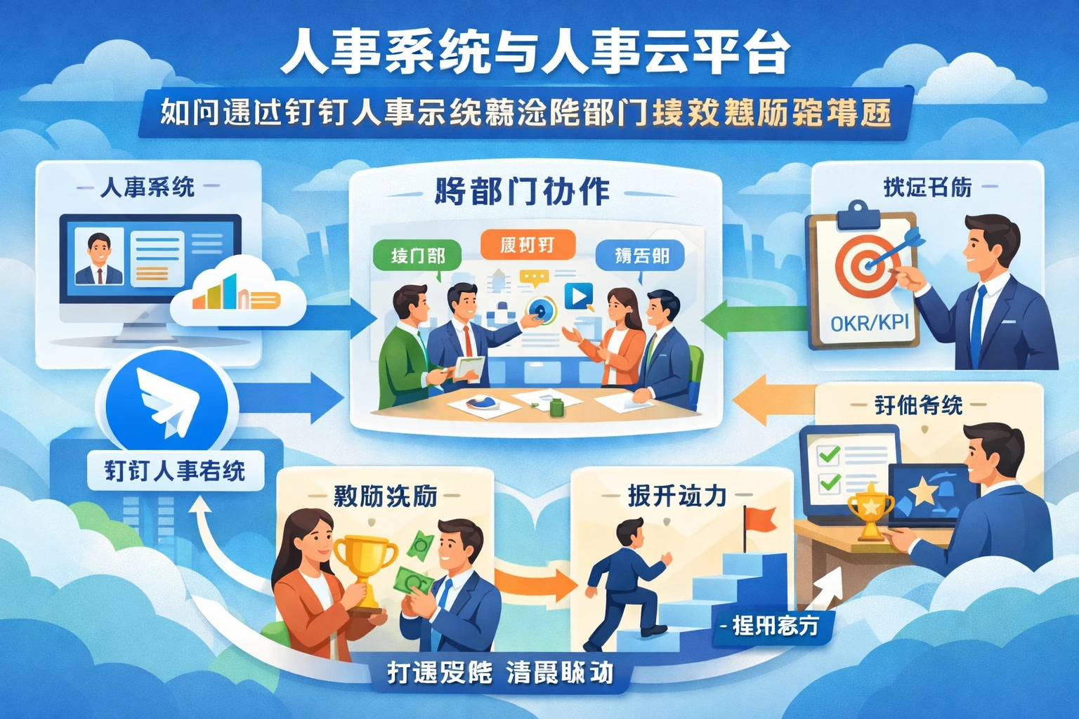 人事系统与人事云平台如何通过钉钉人事系统解决跨部门绩效激励难题