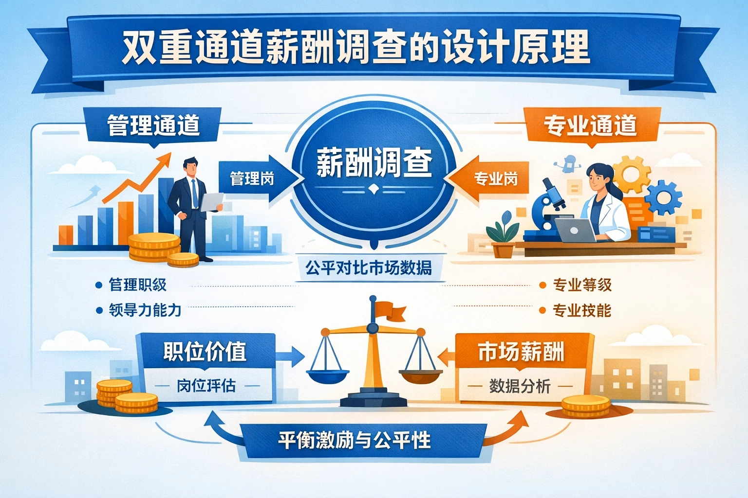 双重通道薪酬调查的设计原理