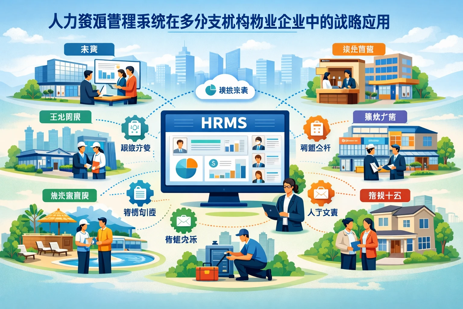 人力资源管理系统在多分支机构物业企业中的战略应用