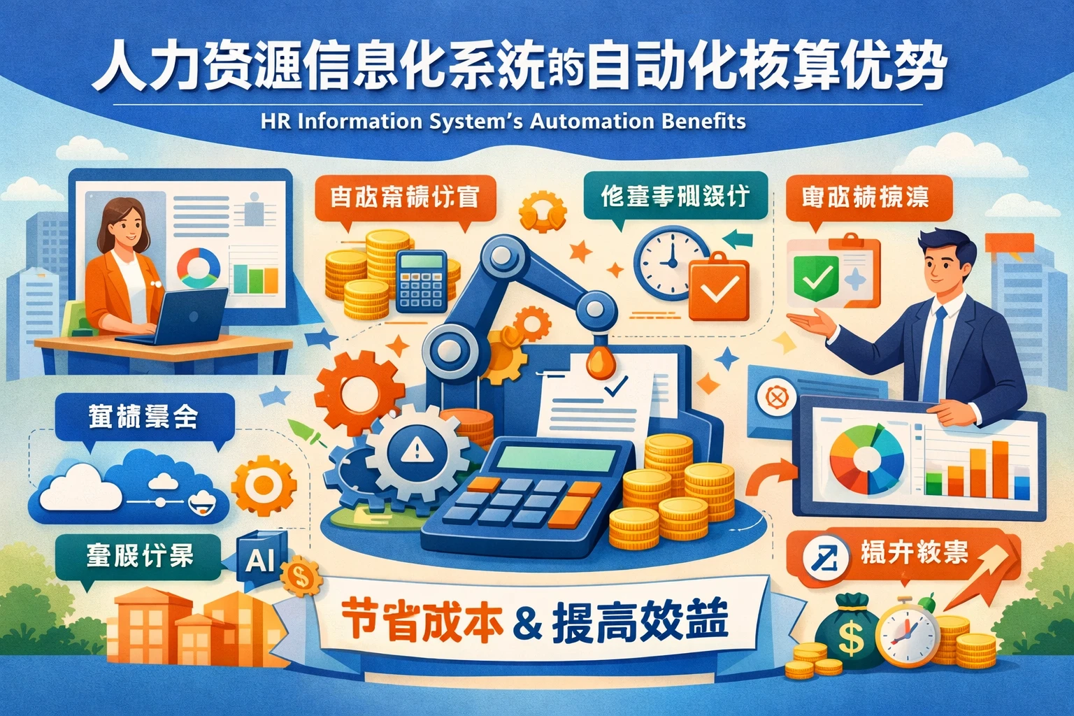 人力资源信息化系统的自动化核算优势