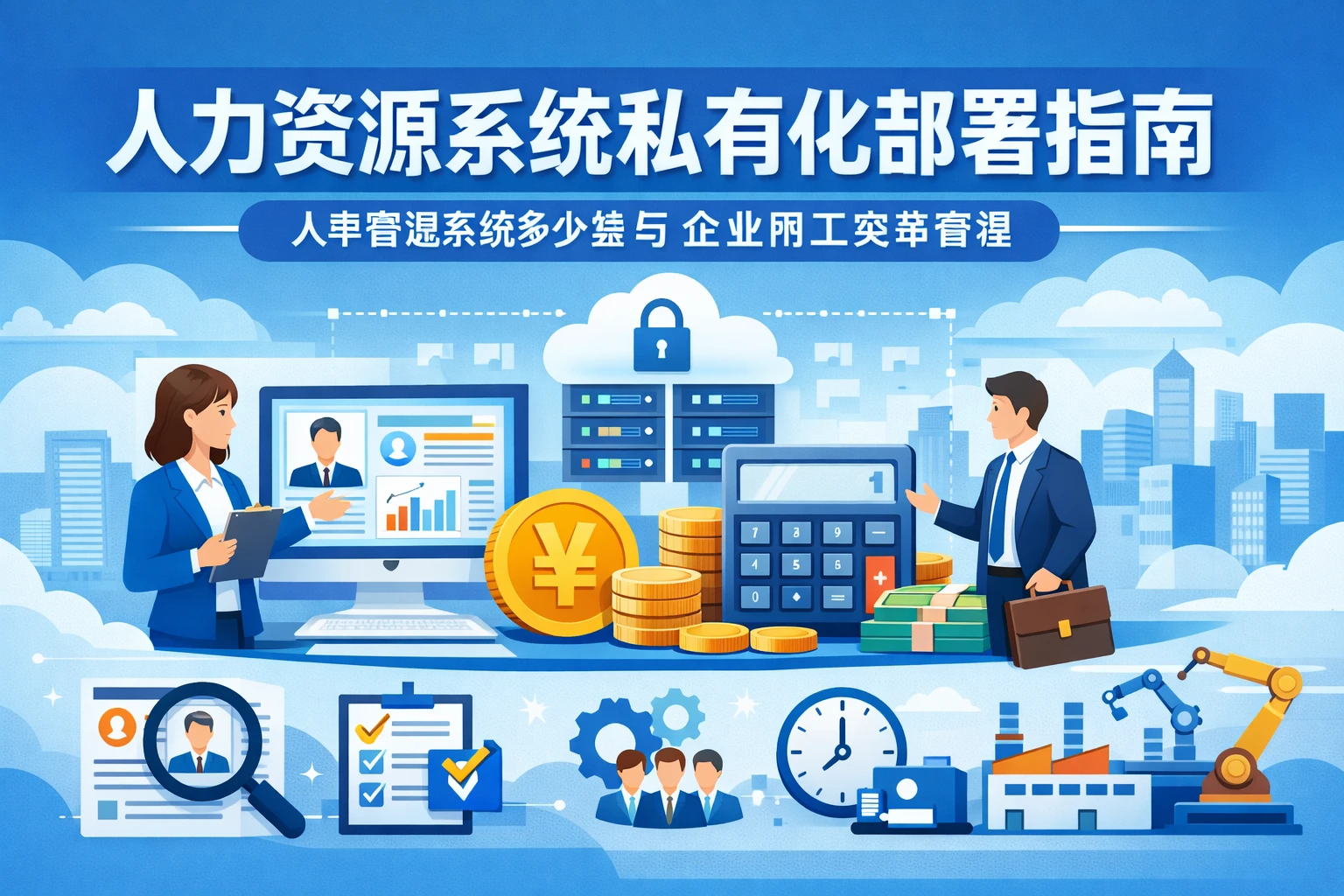 人力资源系统私有化部署指南：人事管理系统多少钱与企业用工变革管理