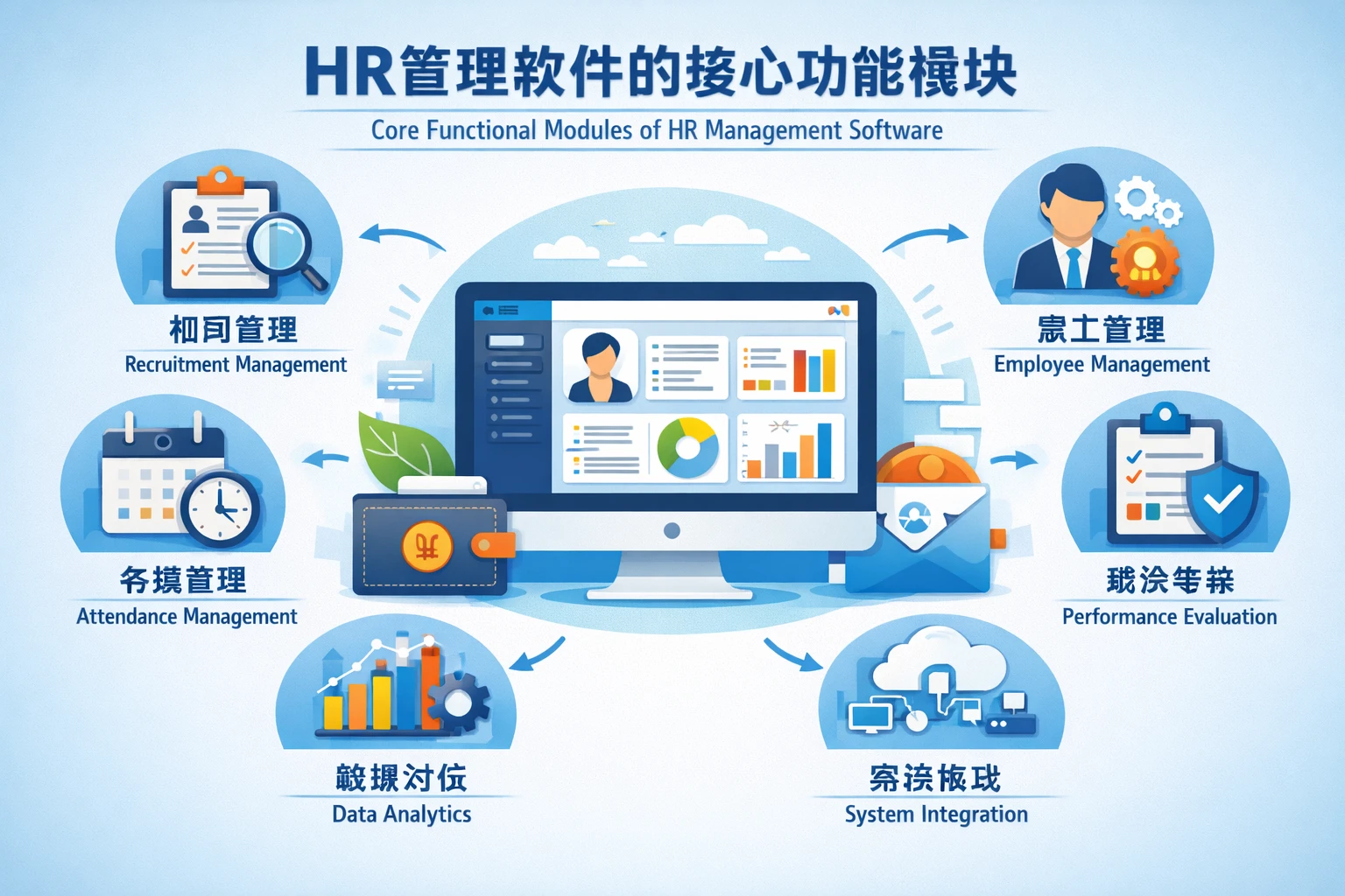 HR管理软件的核心功能模块