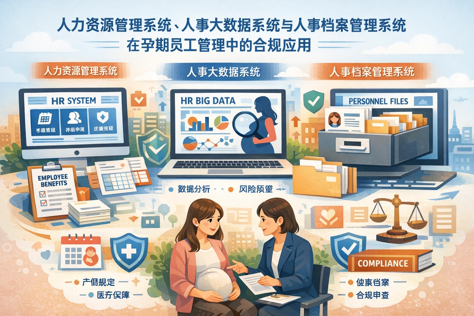 人力资源管理系统、人事大数据系统与人事档案管理系统在孕期员工管理中的合规应用