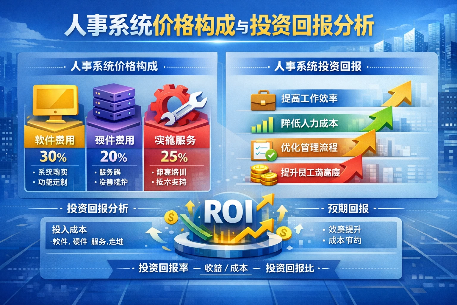 人事系统价格构成与投资回报分析