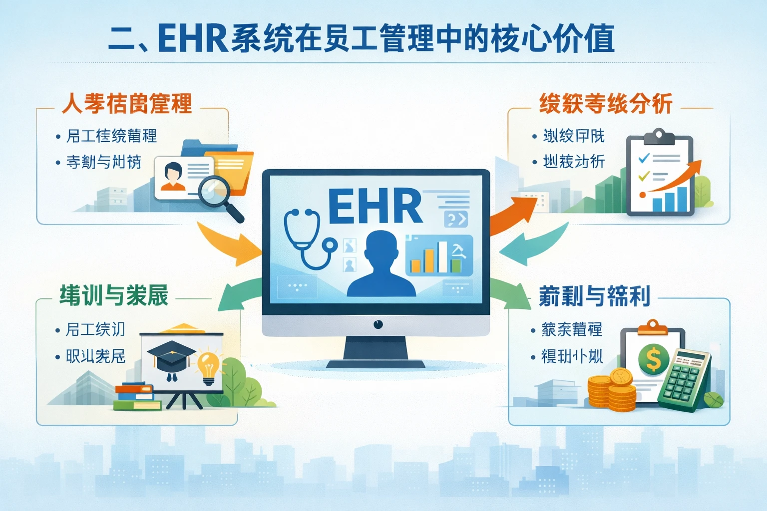 二、EHR系统在员工管理中的核心价值