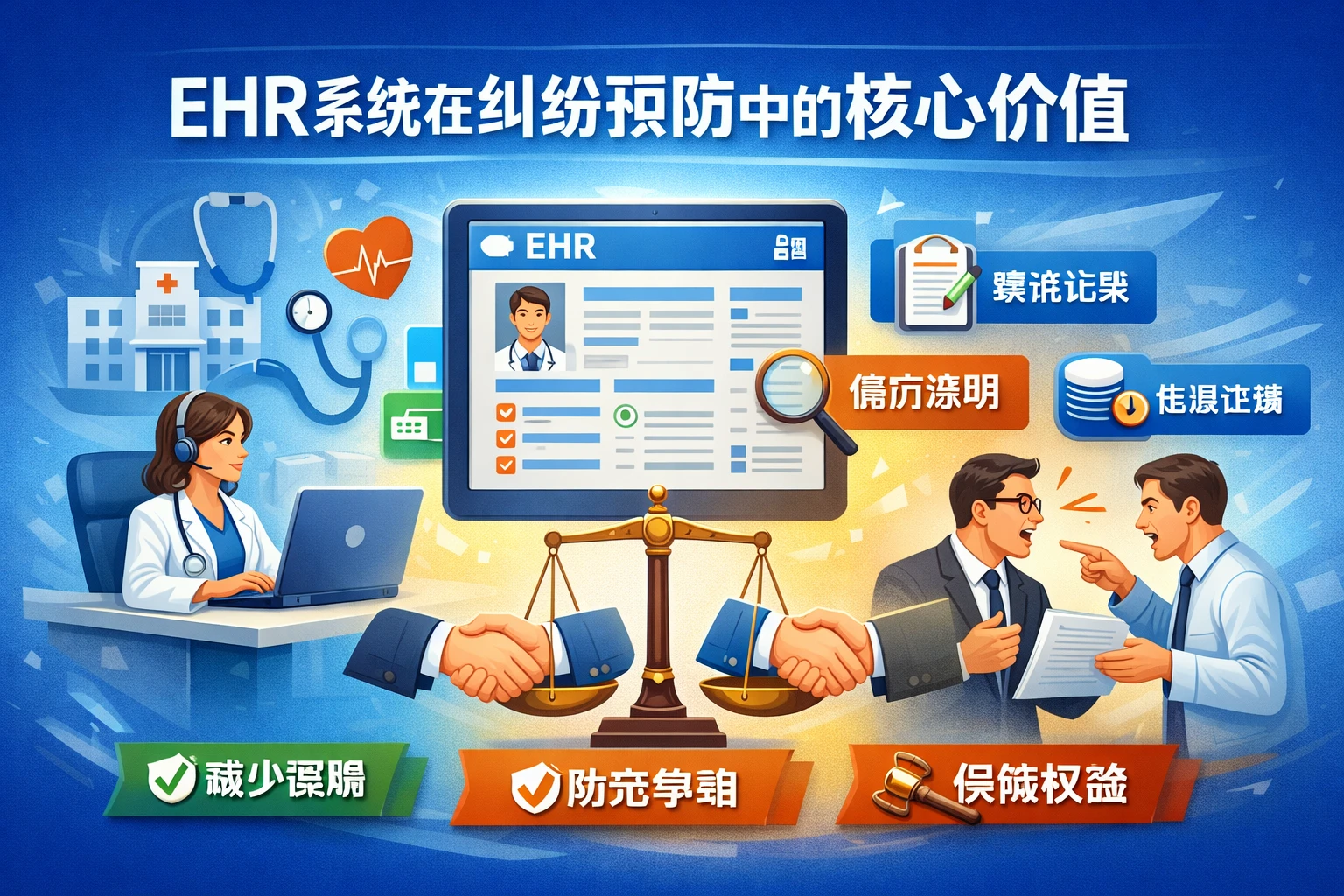 EHR系统在纠纷预防中的核心价值