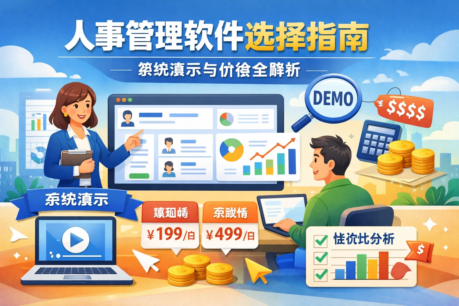 人事管理软件选择指南：系统演示与价格全解析