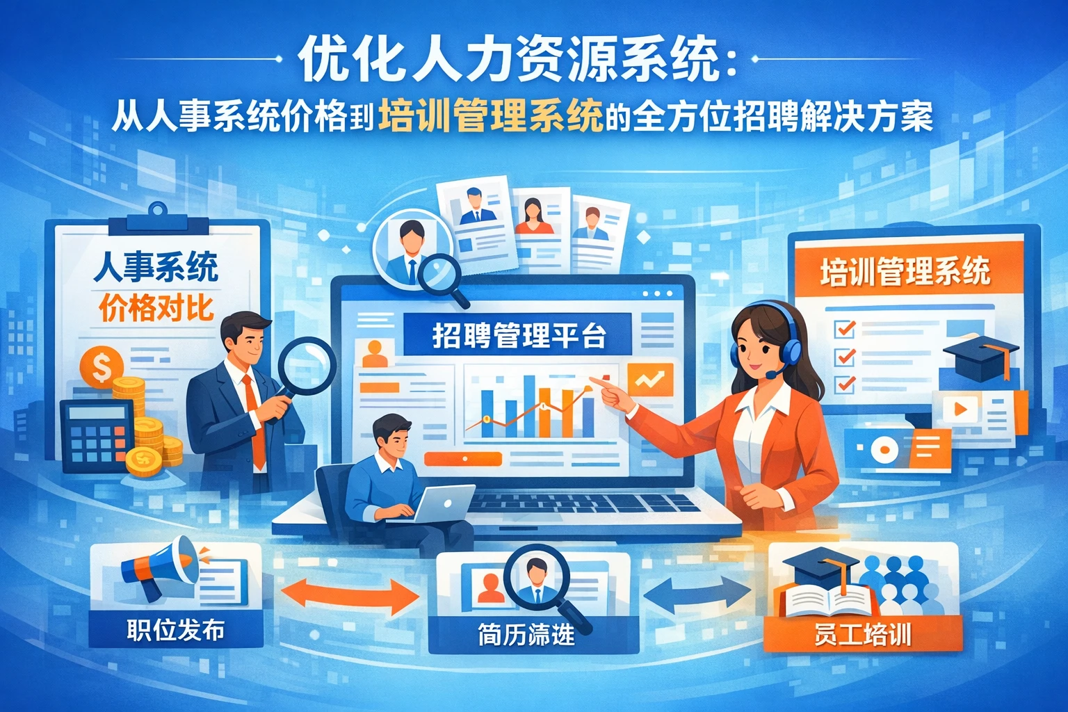 优化人力资源系统：从人事系统价格到培训管理系统的全方位招聘解决方案