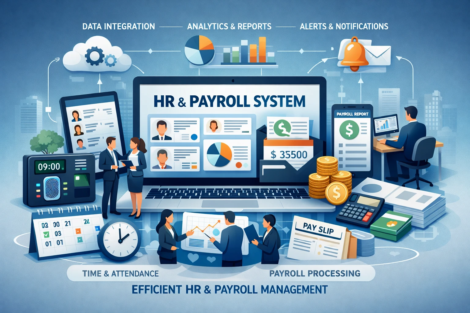 现代企业人事管理系统与薪资考勤系统的高效整合与应用