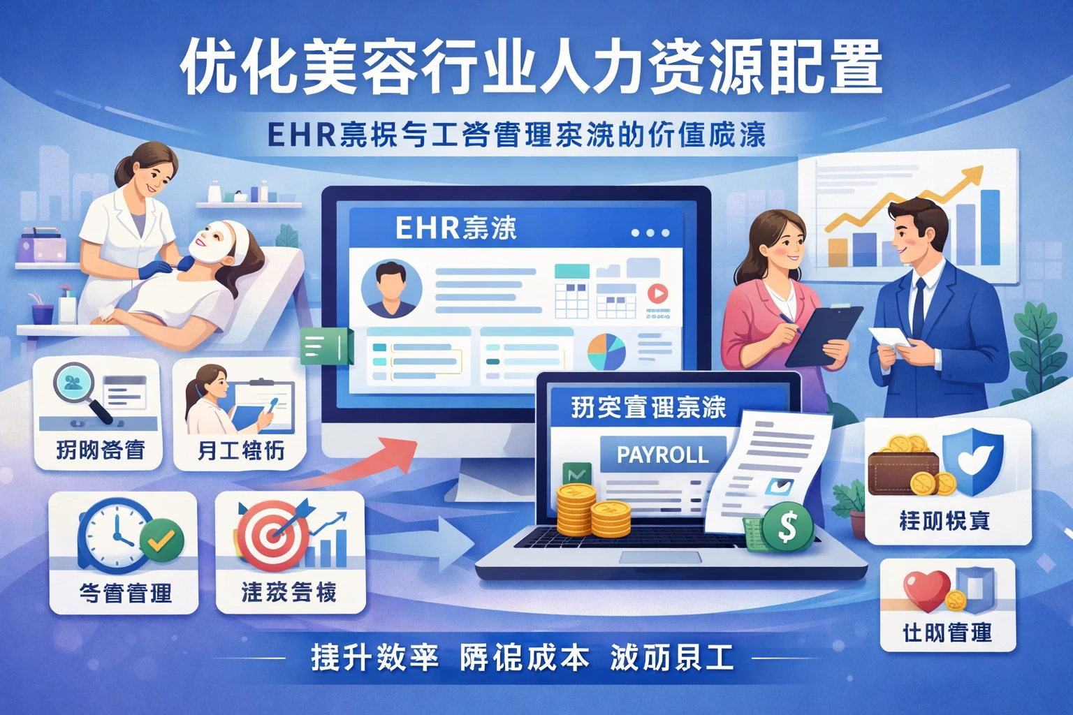 优化美容行业人力资源配置：EHR系统与工资管理系统的价值探索