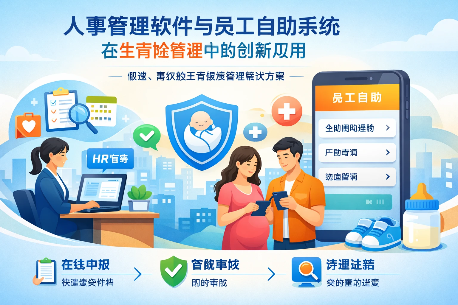 人事管理软件与员工自助系统在生育险管理中的创新应用