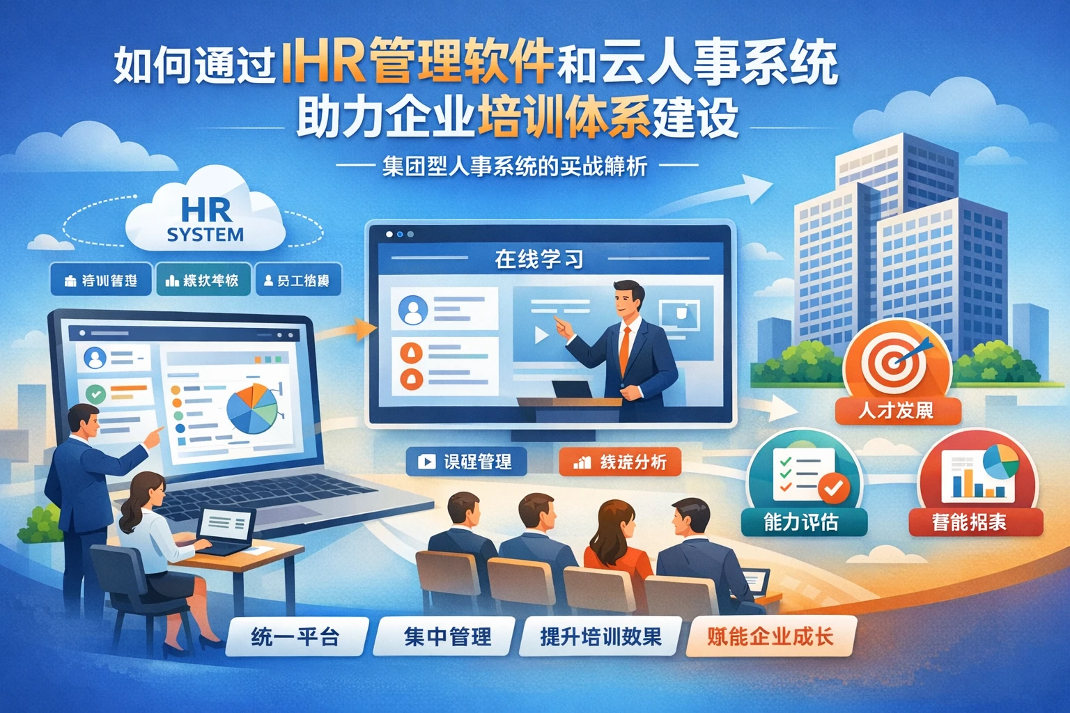如何通过HR管理软件和云人事系统助力企业培训体系建设——集团型人事系统的实战解析