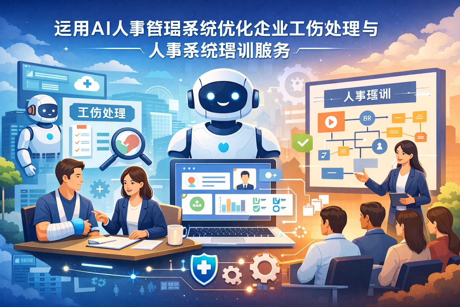 运用AI人事管理系统优化企业工伤处理与人事系统培训服务