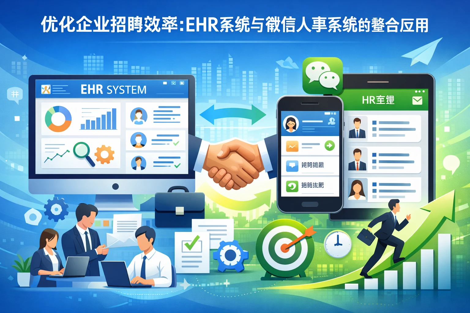 优化企业招聘效率：EHR系统与微信人事系统的整合应用