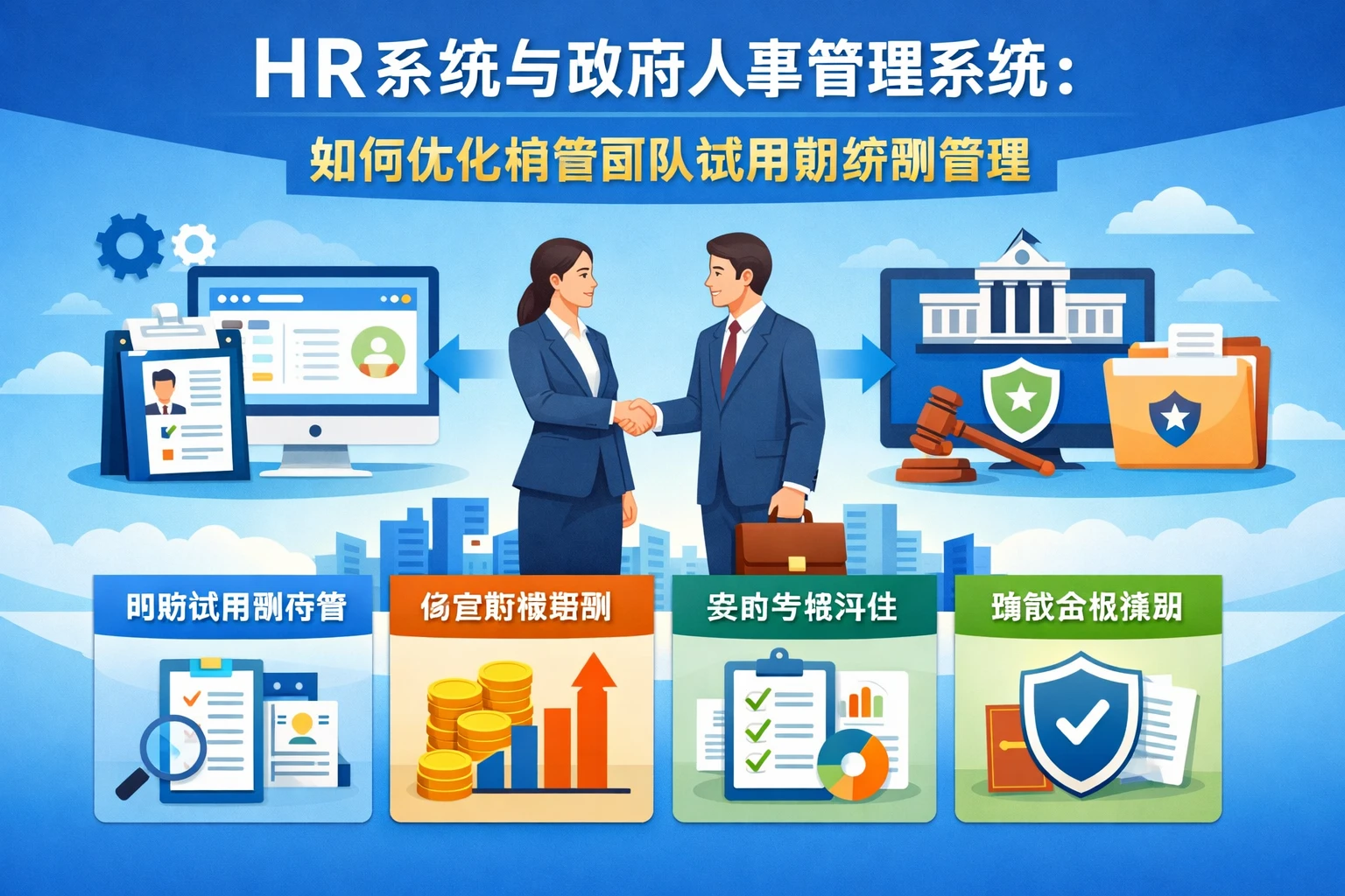 HR系统与政府人事管理系统：如何优化销售团队试用期薪酬管理