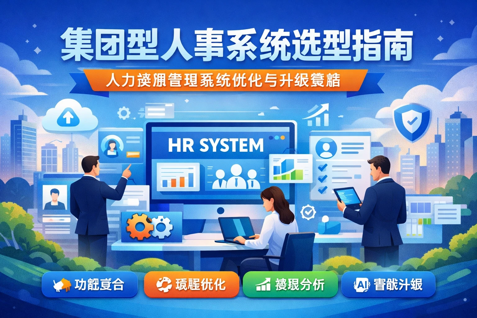 集团型人事系统选型指南：人力资源管理系统优化与升级策略