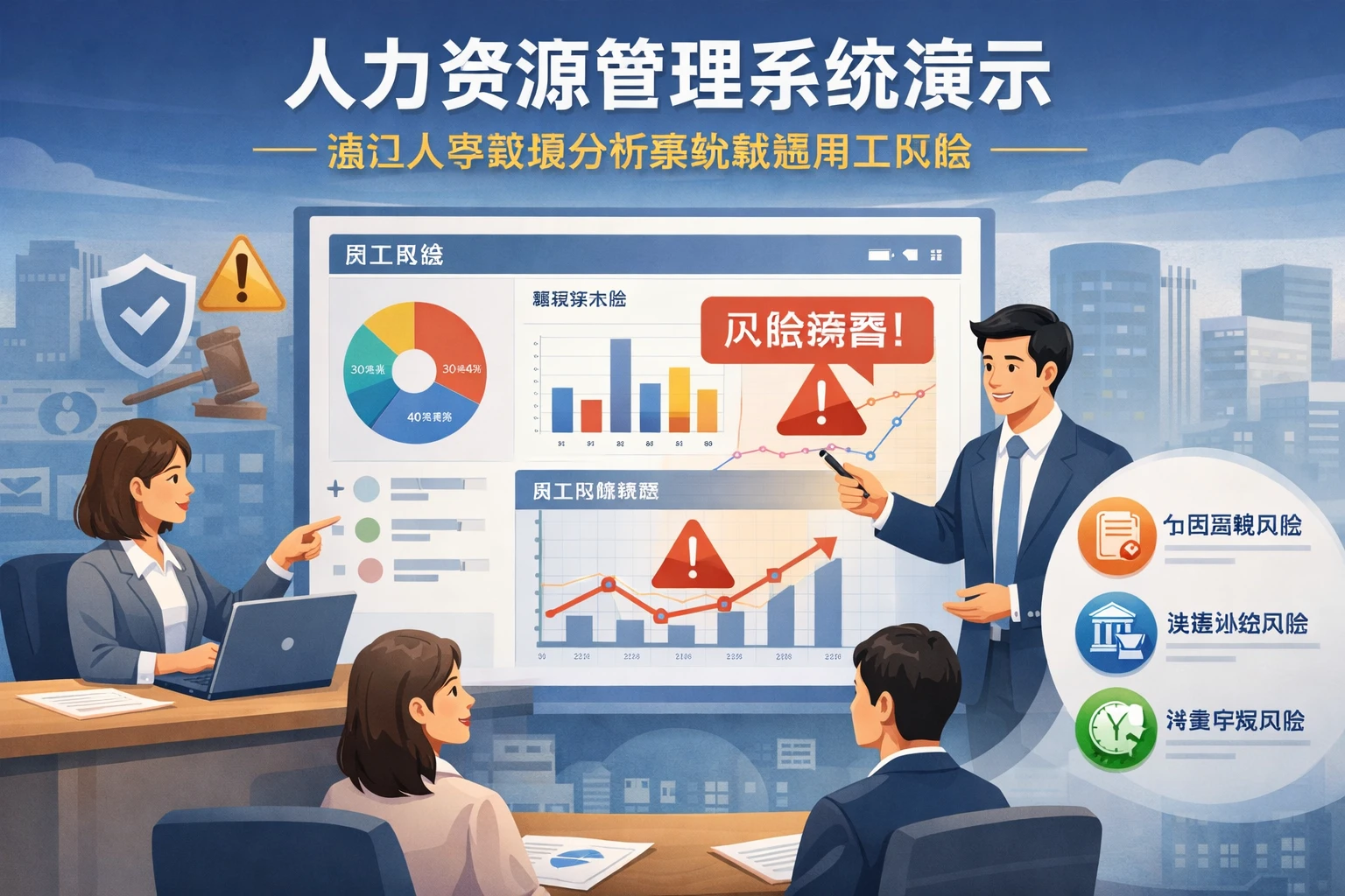 人力资源管理系统演示：通过人事数据分析系统规避用工风险