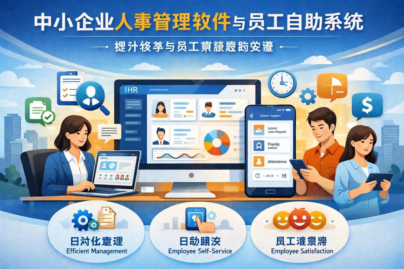中小企业人事管理软件与员工自助系统：提升效率与员工满意度的关键