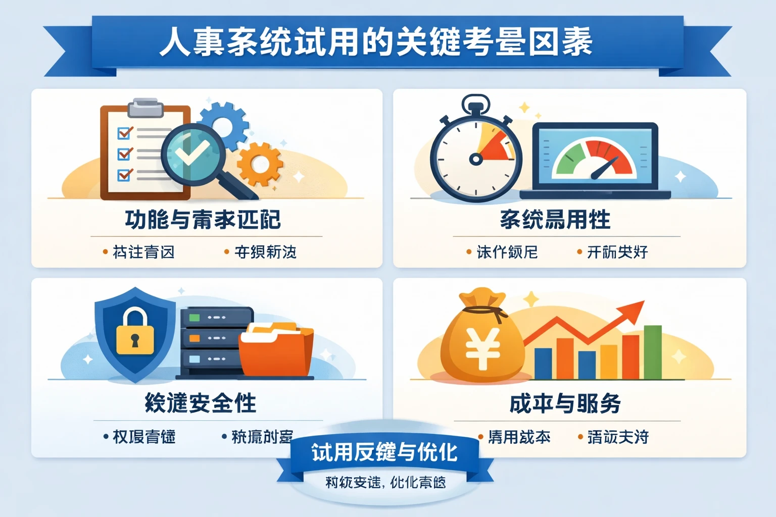 人事系统试用的关键考量因素