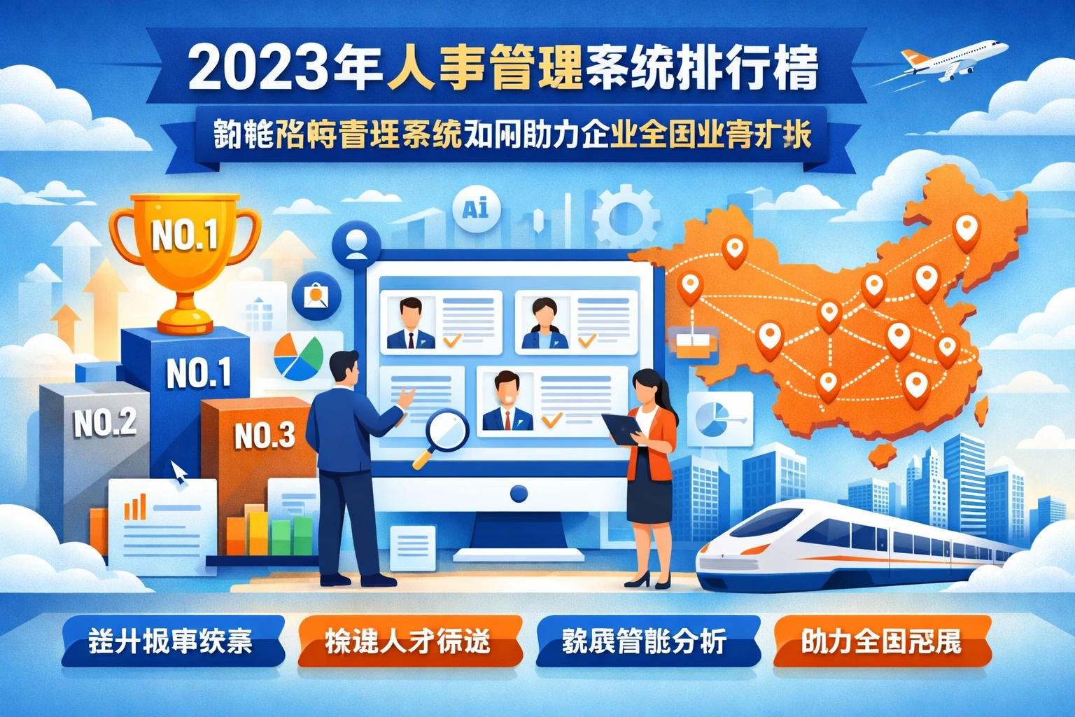 2023年人事管理系统排行榜：智能招聘管理系统如何助力企业全国业务扩张
