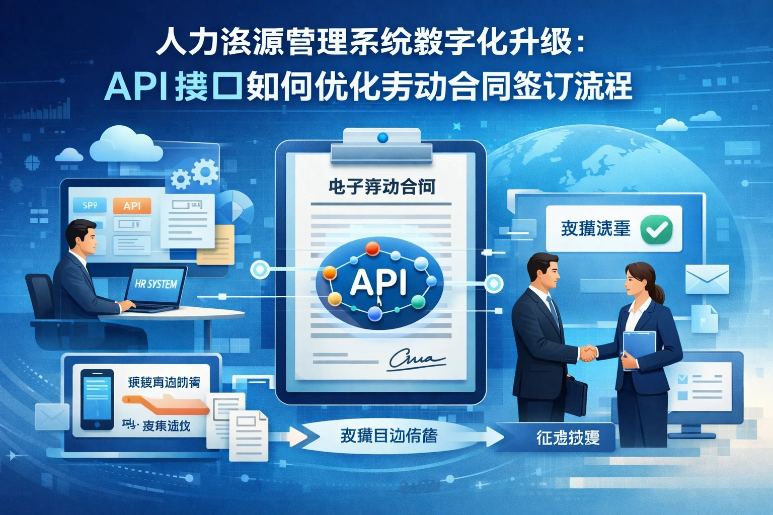 人力资源管理系统数字化升级:API接口如何优化劳动合同签订流程