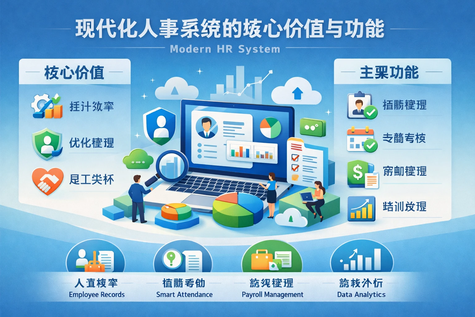现代化人事系统的核心价值与功能